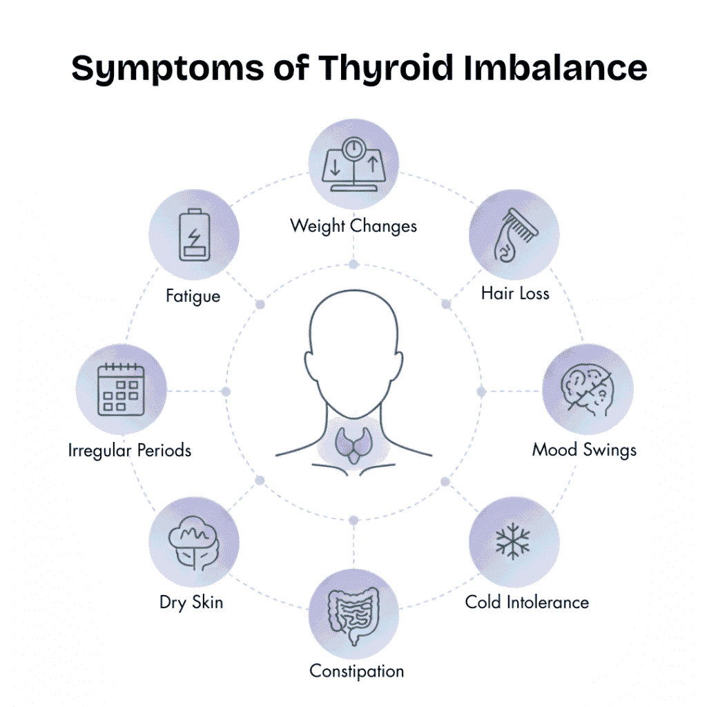 Thyroid Function: 5 Reasons Normal Labs Don’t Guarantee True Health 2 Thyroid Function : Thyroid Imbalance symptoms