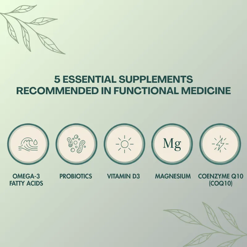 Top 5 functional medicine supplements for immunity, gut, and hormone health