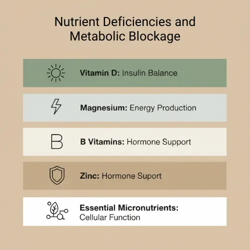Why Your Body Holds On to Fat : The Functional Medicine Approach to Weight Loss via Gut, Hormones & Liver Health 3 Nutrient Deficiencies and Metabolic Blockage: